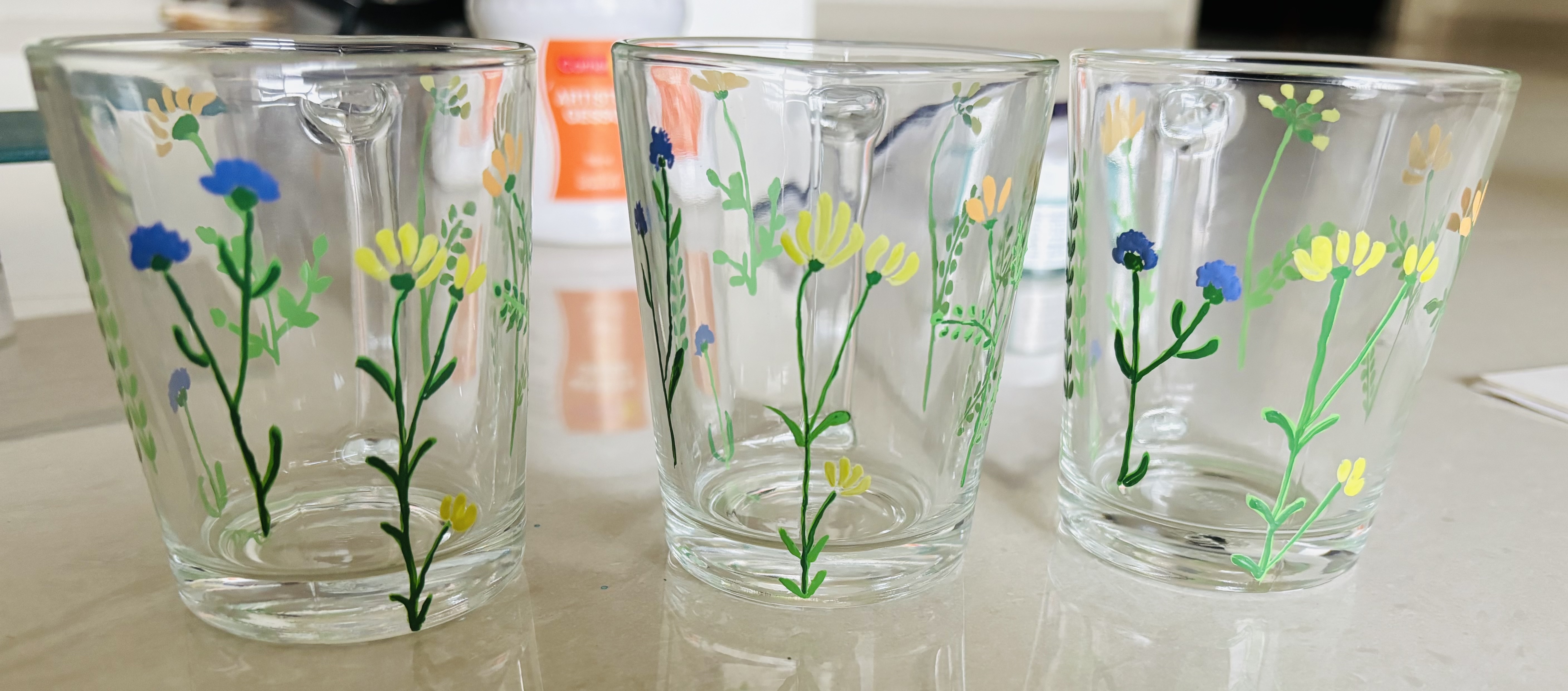 Painted glasses